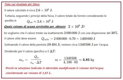 Esercizio calorimetria con soluzione errata 3