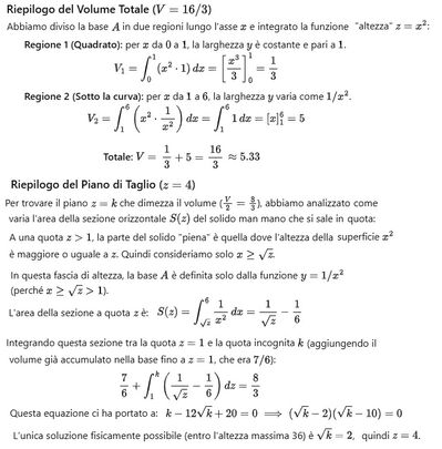 Volume quadrato + sezione iperbolica 3