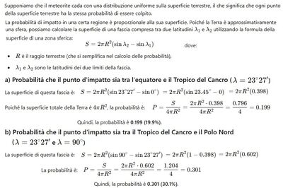 Probabilità impatto meteorite 1 
