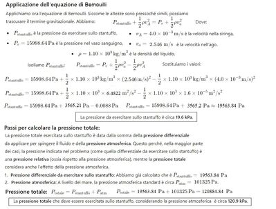 Calcolo Pressione Iniezione (soluzione) 2