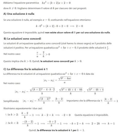 Equazione parametrica 1