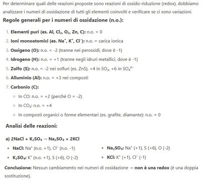 Reazioni di ossido riduzione 1