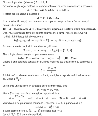 Equilibrio di Nash e gioco in forma strategica 1