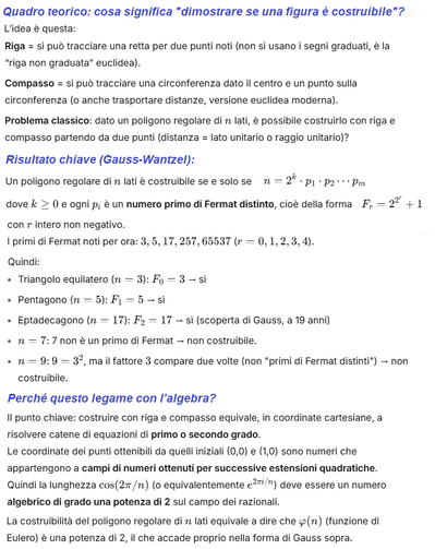 Costruzione poligoni regolari con riga e compasso 1 
