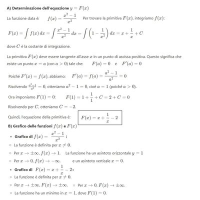 Primitiva e area 1