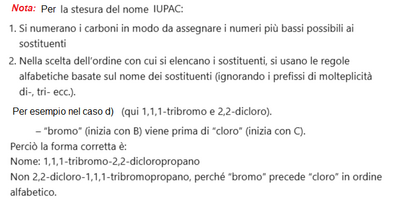Esercizio 6 formula di struttura e IUPAC 2