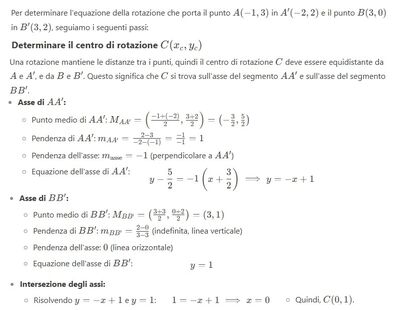 Equazioni della rotazione 1
