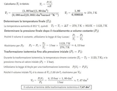 Trasformazione gas 2