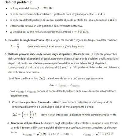 Interferenza distruttiva altoparlanti 1