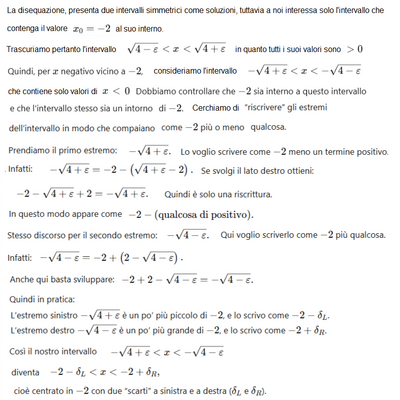 Dimostrazione del limite con definizione 2 