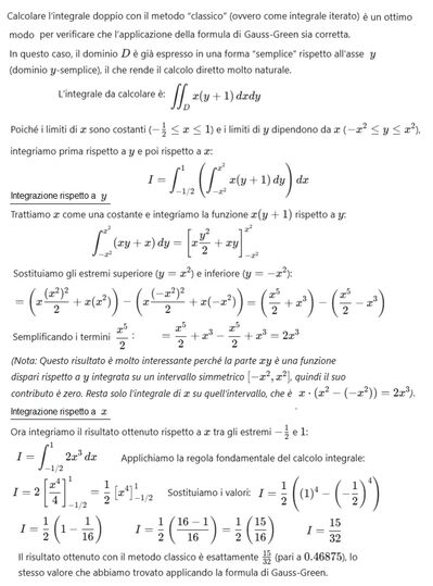 Calcolo di verifica col metodo classico