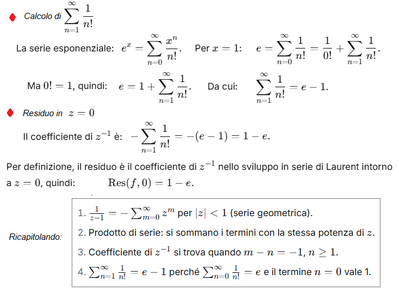 Calcolo integrale curvilineo in campo complesso di funzione fratta 3 