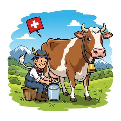 mucca brunalpina