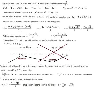 Volume massimo solido 2