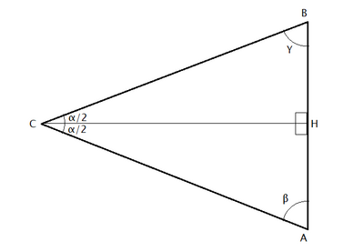 triangolo isoscele, bisettrice