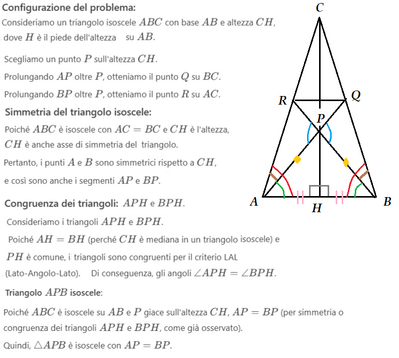 Triangolo PRQ isoscele su base RQ 1