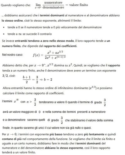 Chiarimento per Limite e parametri funzione 2