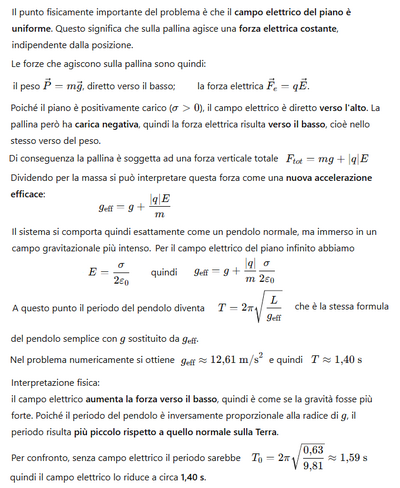 Pendolo  teoria