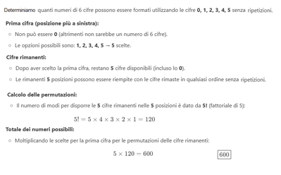 Numeri di 6 cifre