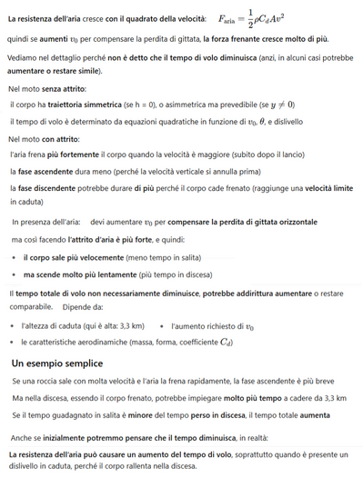 Presenza di aria