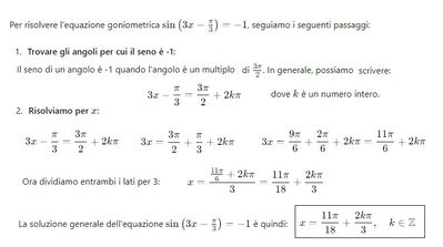 equazione goniometrica
