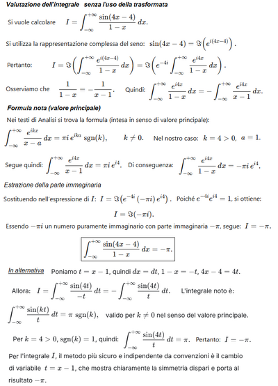 504 e   Fourier Transform and Integral Evaluation
