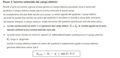 Calcolo del campo elettrico 2