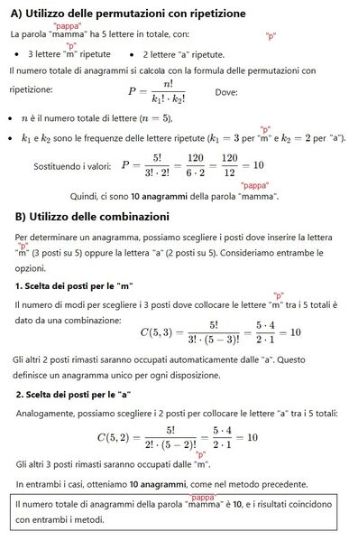 Anagramma di mamma