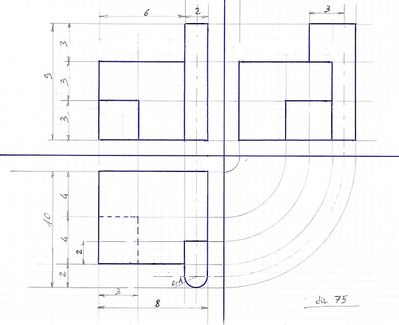 dis. 75 proiezioni ortogonali