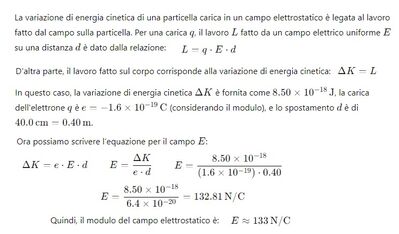 Modulo campo elettrostatico