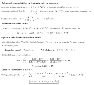 Condensatore con valori compatibili con la soluzione