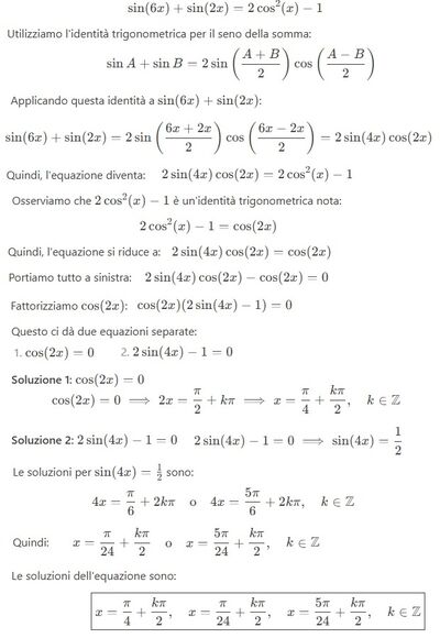 equazione goniometrica 1
