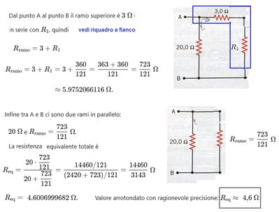 Es 65 Resistenza equivalente circuito 2