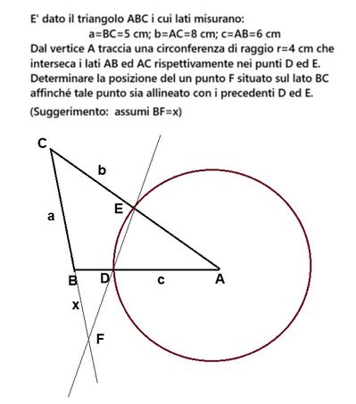 un problema sui triangoli