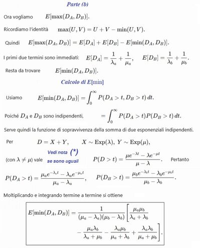 Probabilità con variabili esponenziali 3
