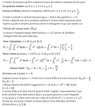 Volume quadrato + sezione iperbolica 1