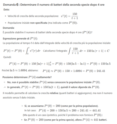 Crescita 2 ceppi di batteri 6