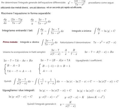 Integrale generale e particolare 1