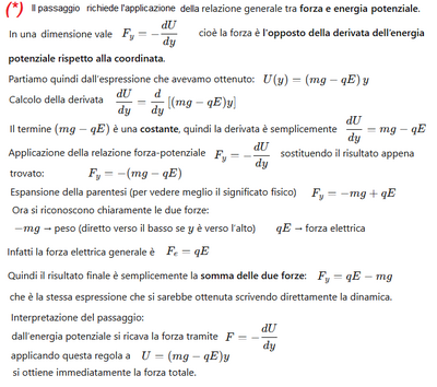 Pendolo  nota integrativa