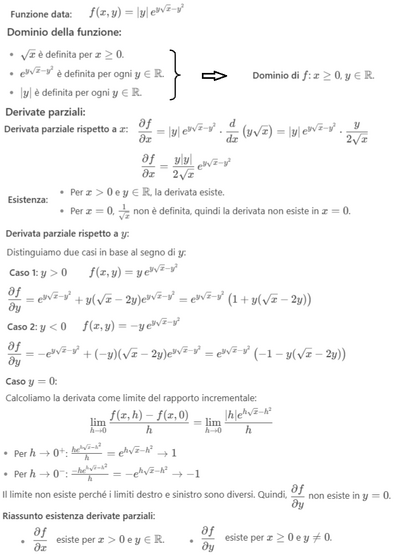 Derivate parziali e gradiente 1