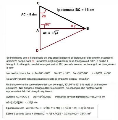 Perimetro e area triangolo
