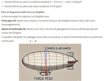 Forze su dirigibile 1