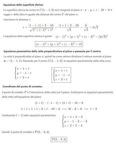 Geometria analitica in 3 d