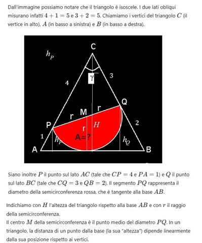 Area semicerchio 1