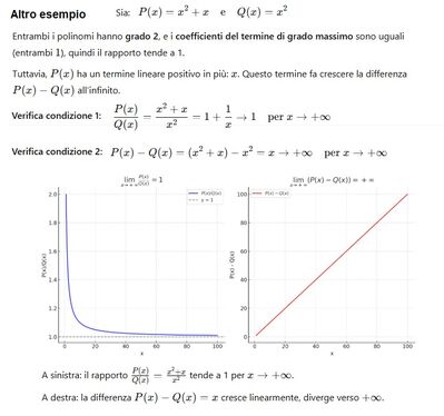 P(x) e Q(x) altro esempio