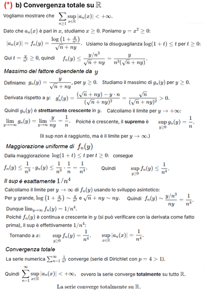 223 b  Analisi della convergenza di una serie matematica