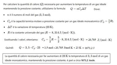 Calore a pressione costante