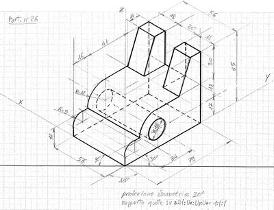 dis.26 assonometria isometrica 30°