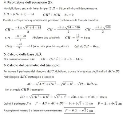 Perimetro triangolo 2