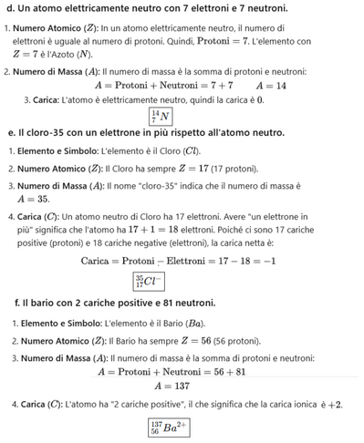 Nomenclatura elementi chimici 2